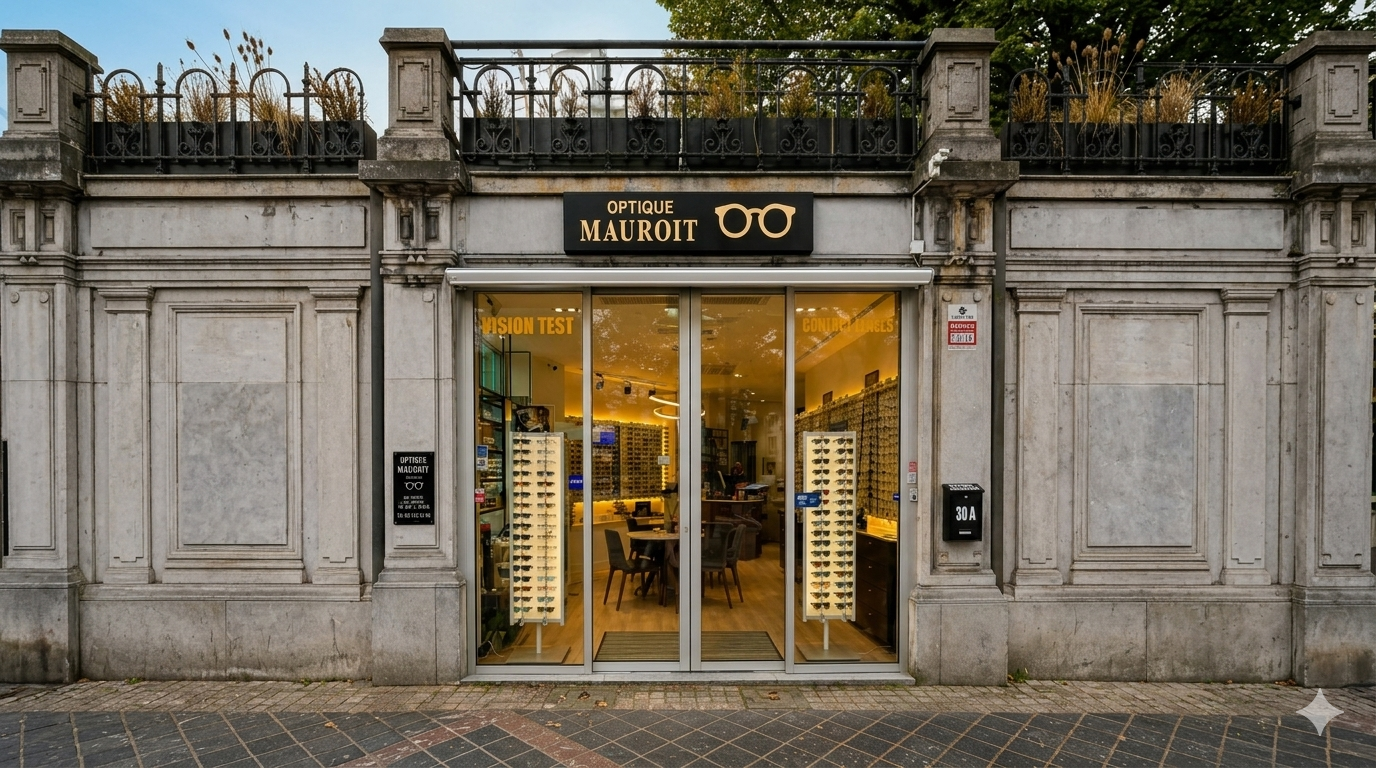 Façade du magasin optique Mauroit