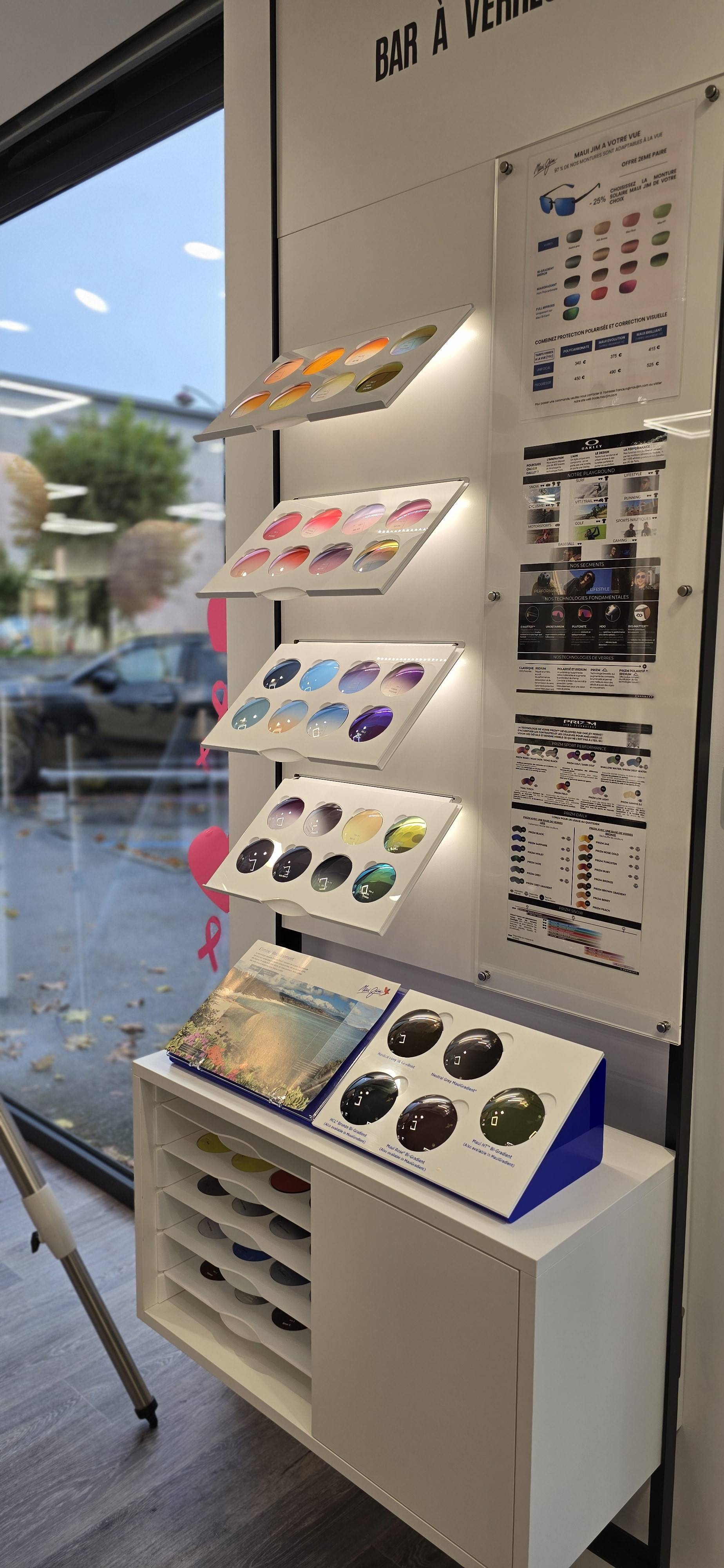 Espace bar à verres solaires