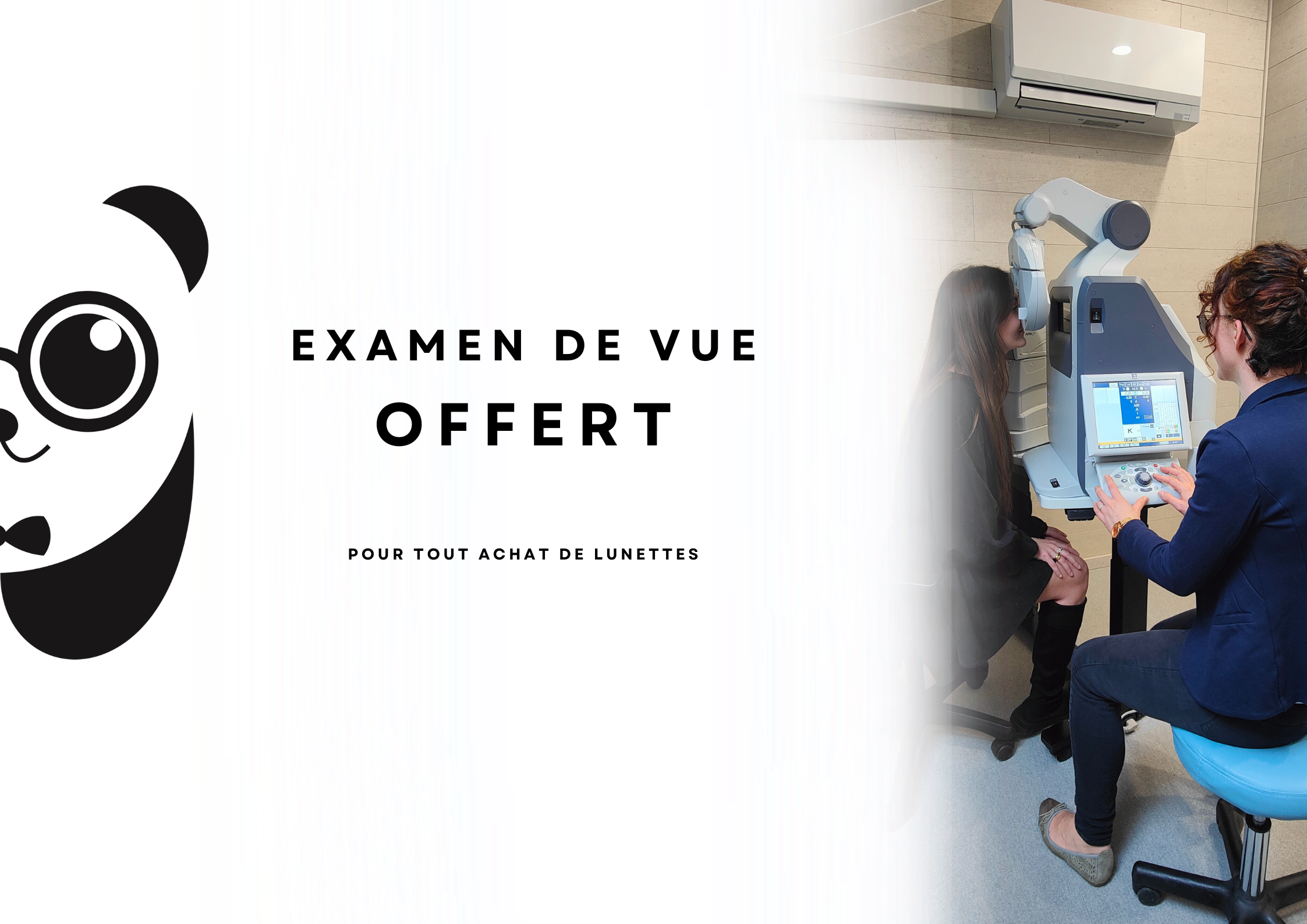 examen de vue offert